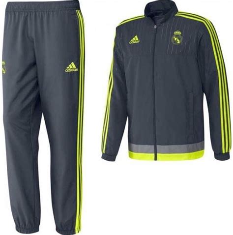 adidas Real Madrid Trainingspak Heren Grijs 